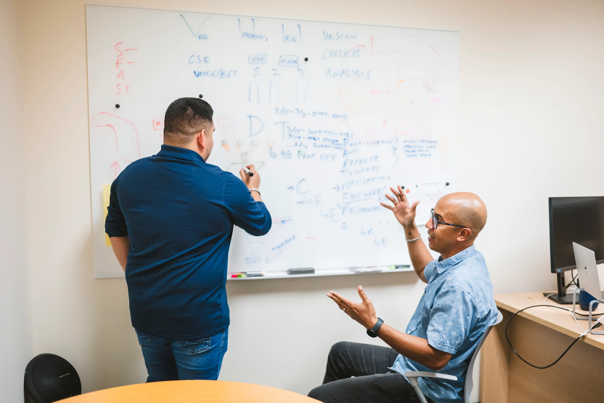 Student being mentored by Faculty Member